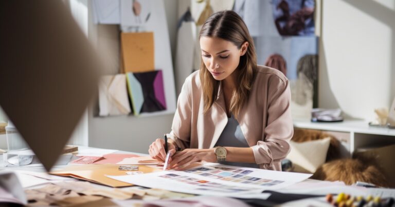 Interior Designer At Work