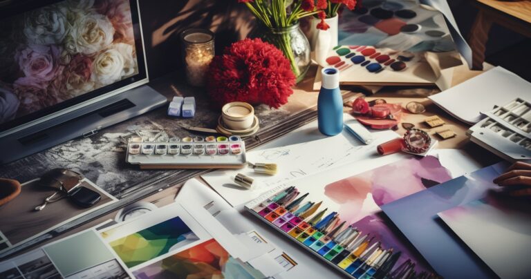 Interior Designer's Workspace