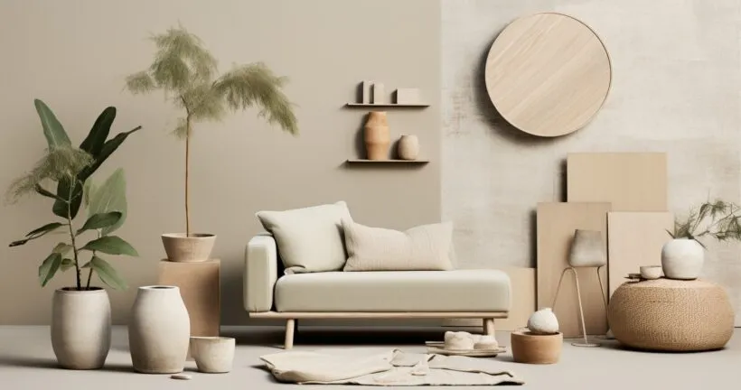 Japandi Interior Design Mood Board