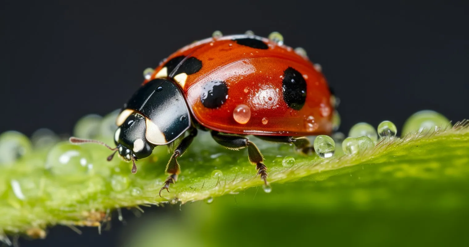 Ladybug Feeding on Mealybugs