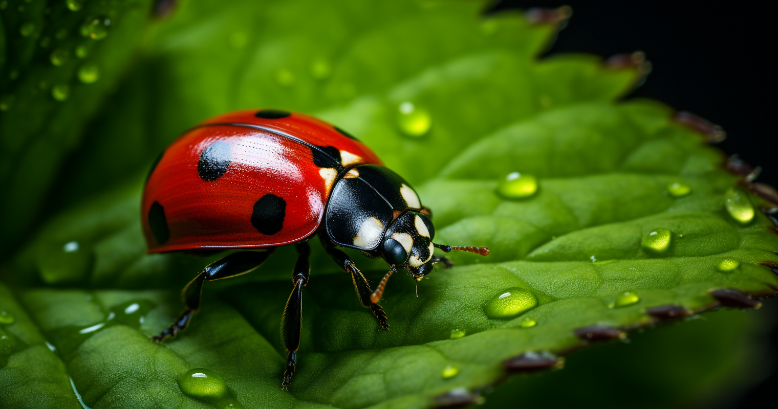 Ladybug On A leaf