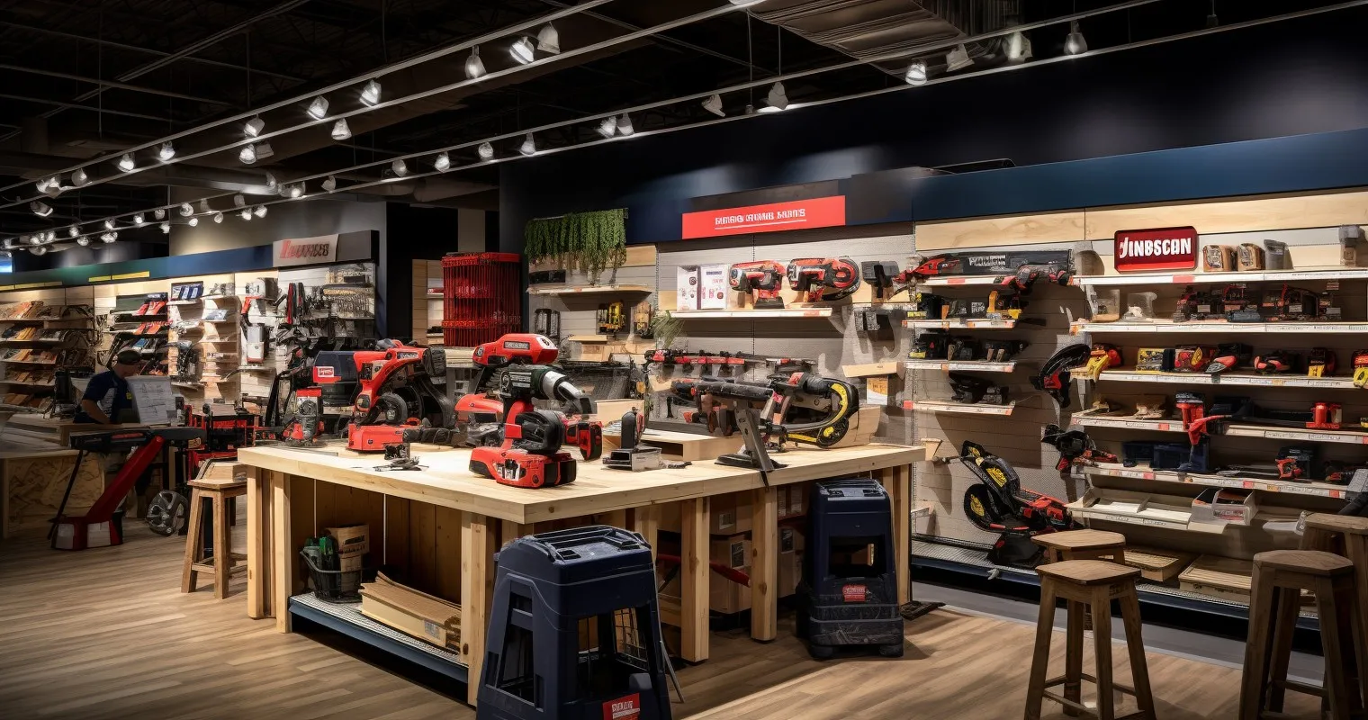 Lowe's Craftsman Power Tools Display