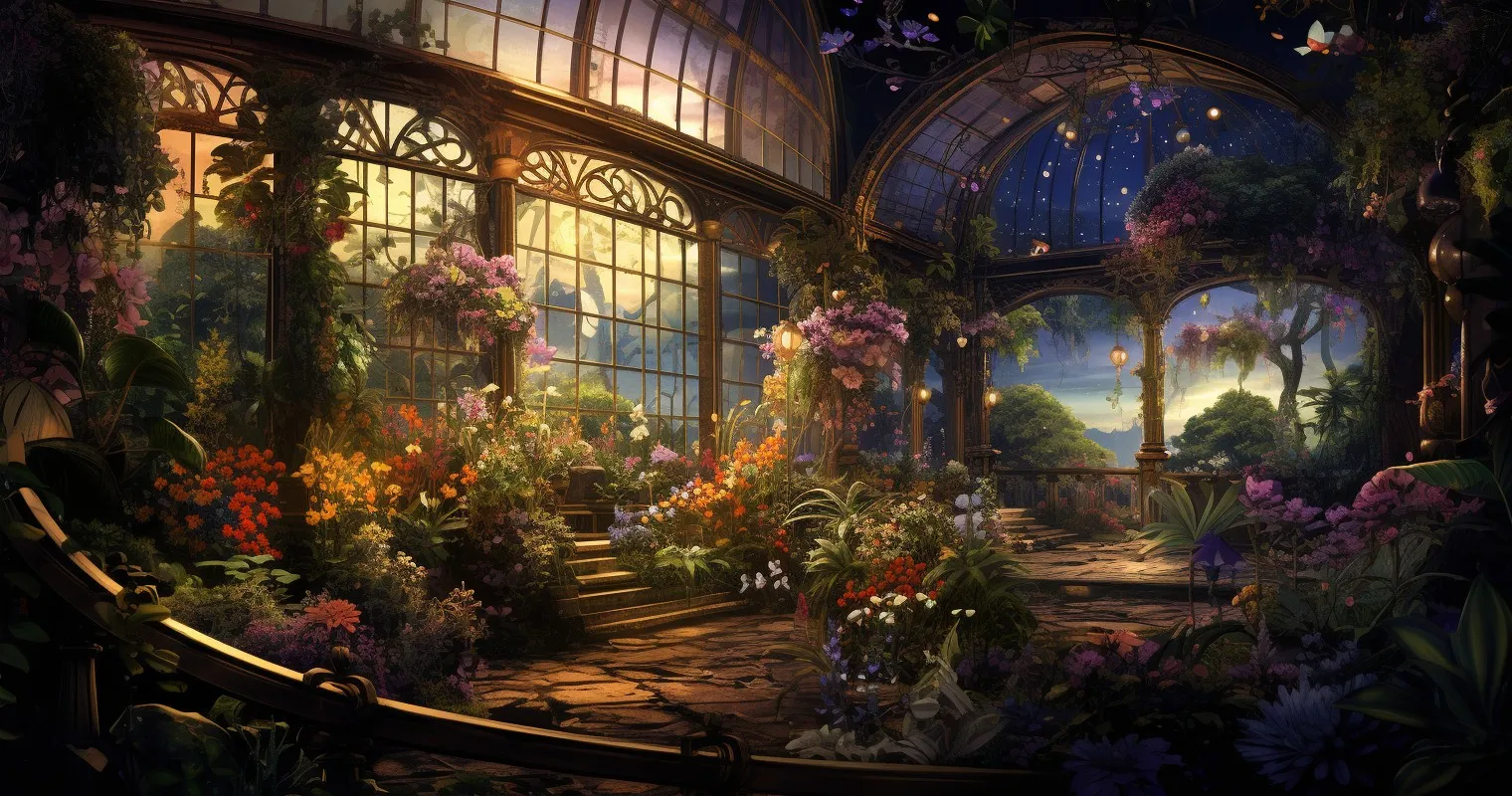 Lush Indoor Garden After Division