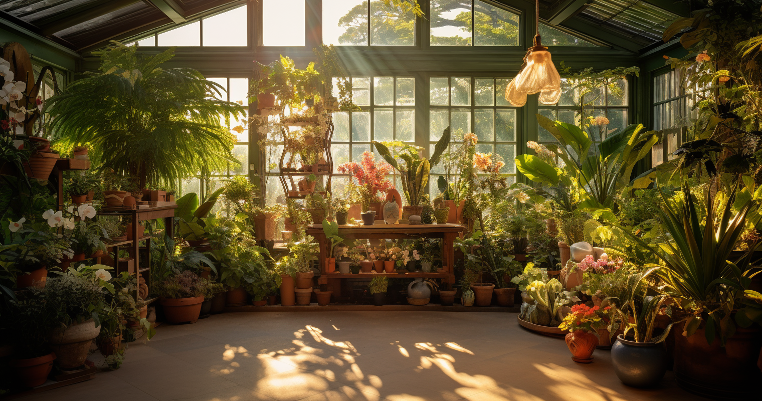 Lush Indoor Garden Oasis