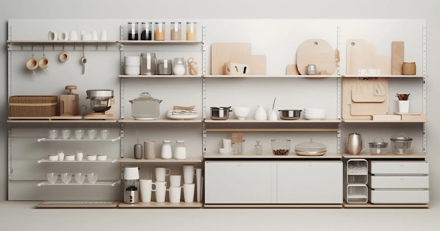 Maid Organizing Kitchen