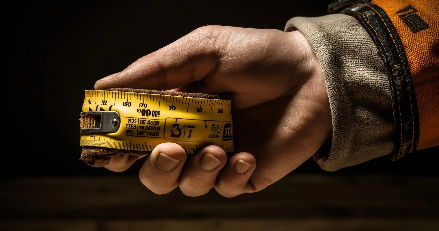 Measuring with Precision Tape Measure
