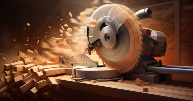 Miter Saw in Action