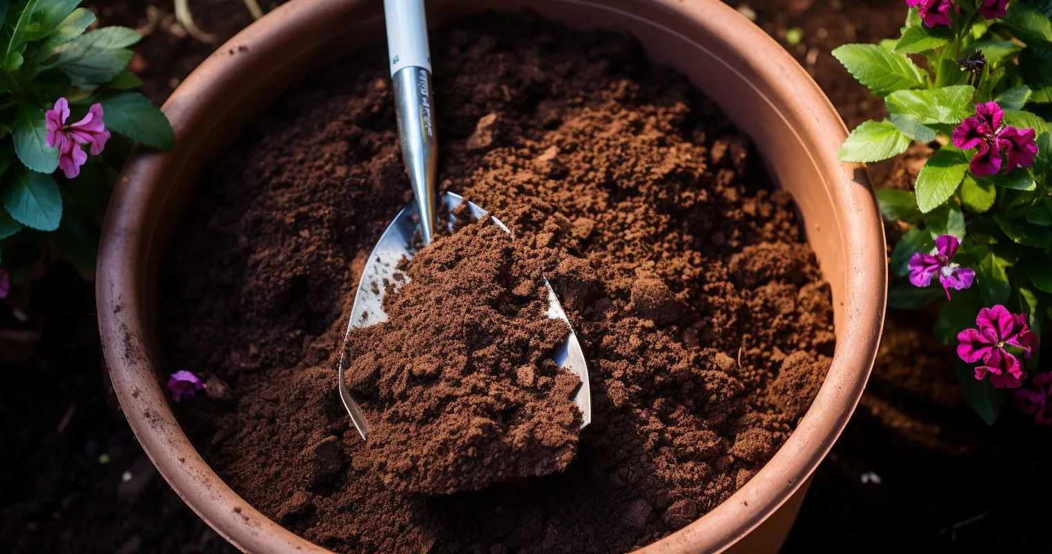 Mixing DIY Potting Soil
