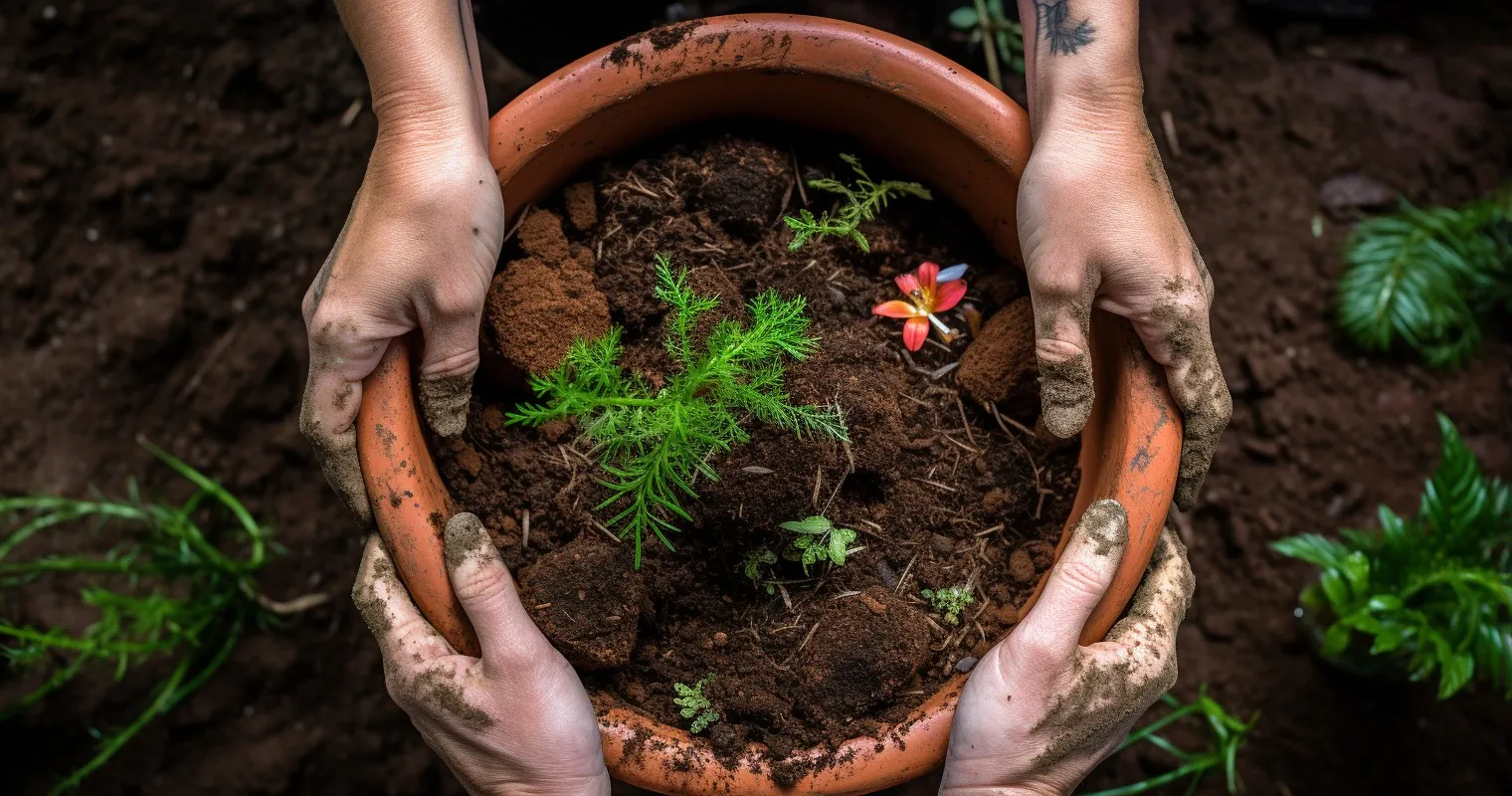 Mixing Worm Castings With Soil