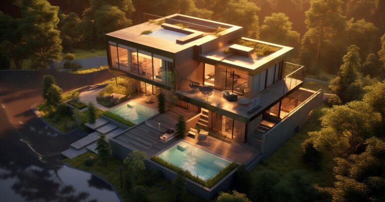 Modern Dream Home Under Construction