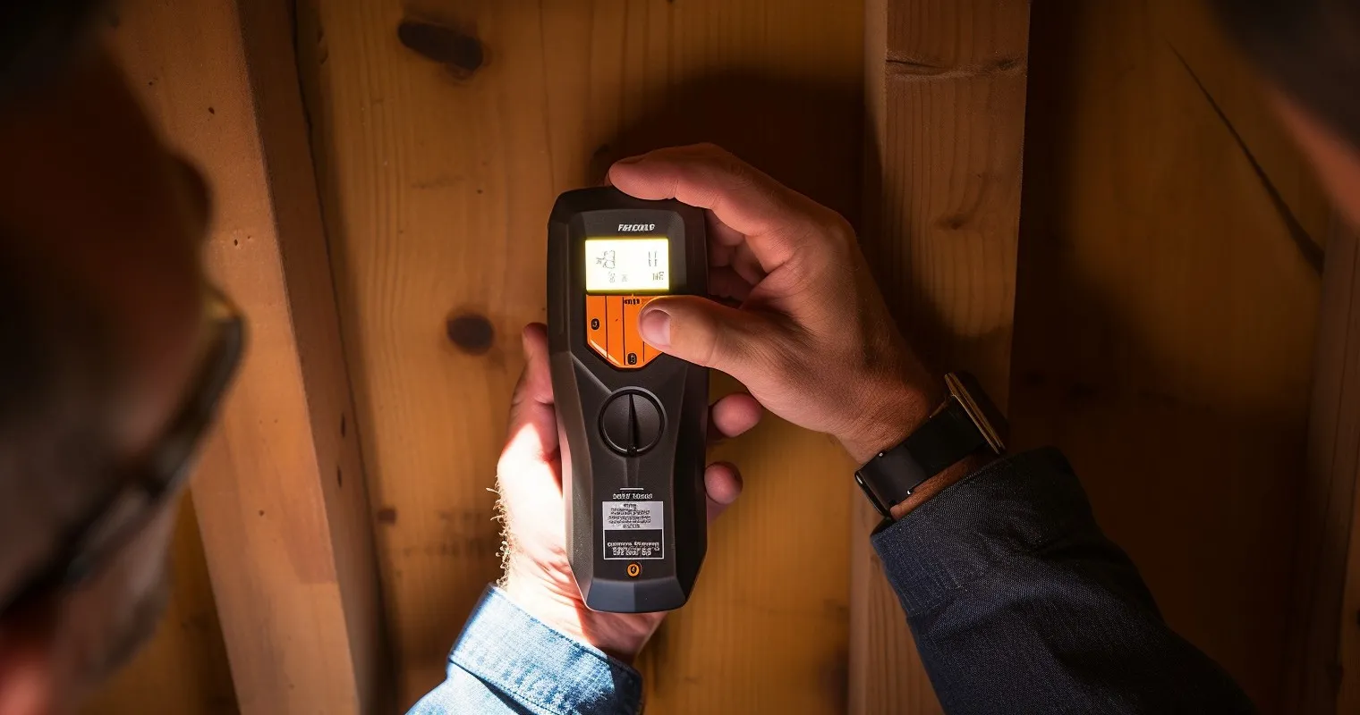 Moisture Meter in Action