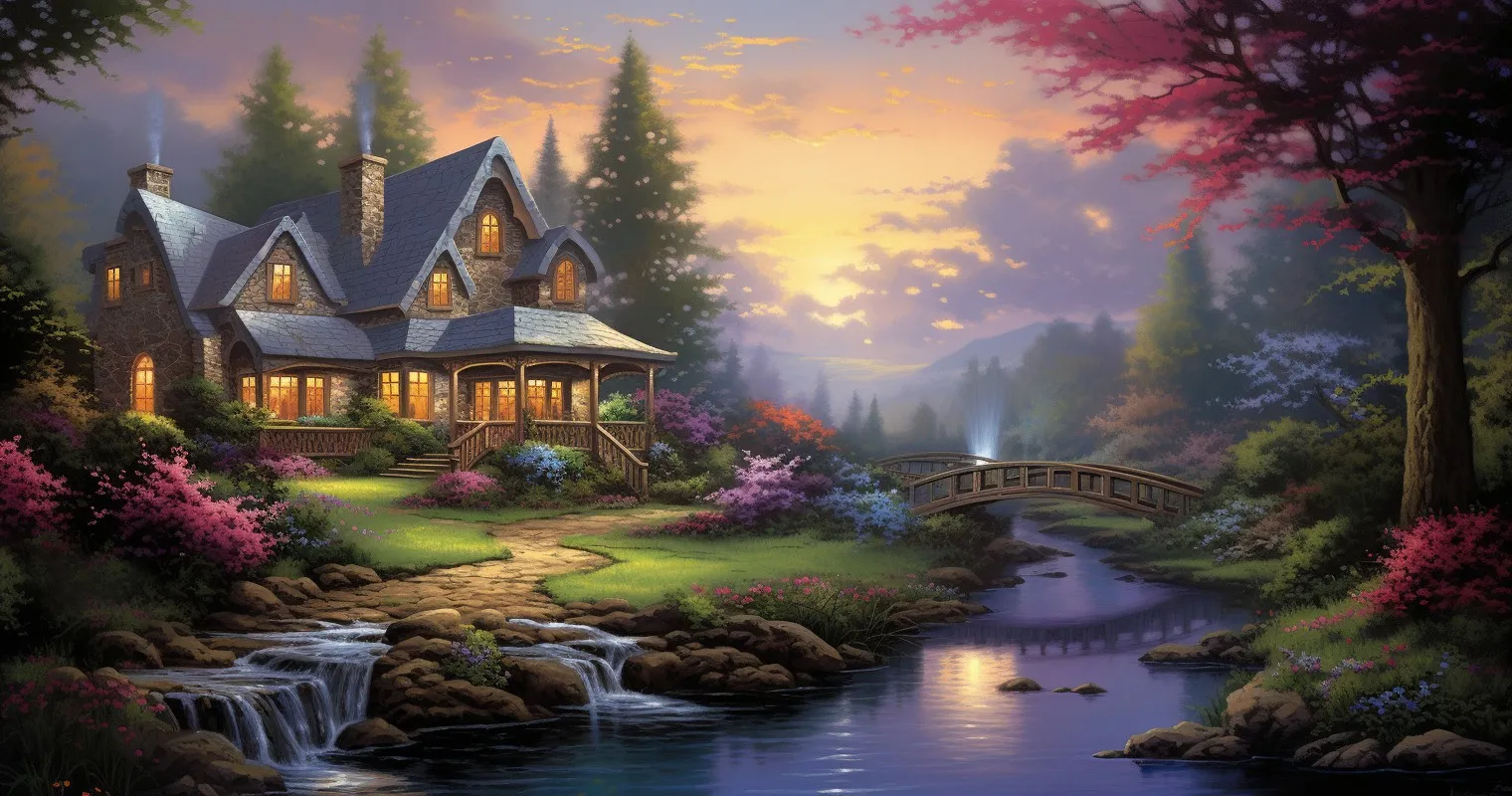 Morton Home in its Landscape
