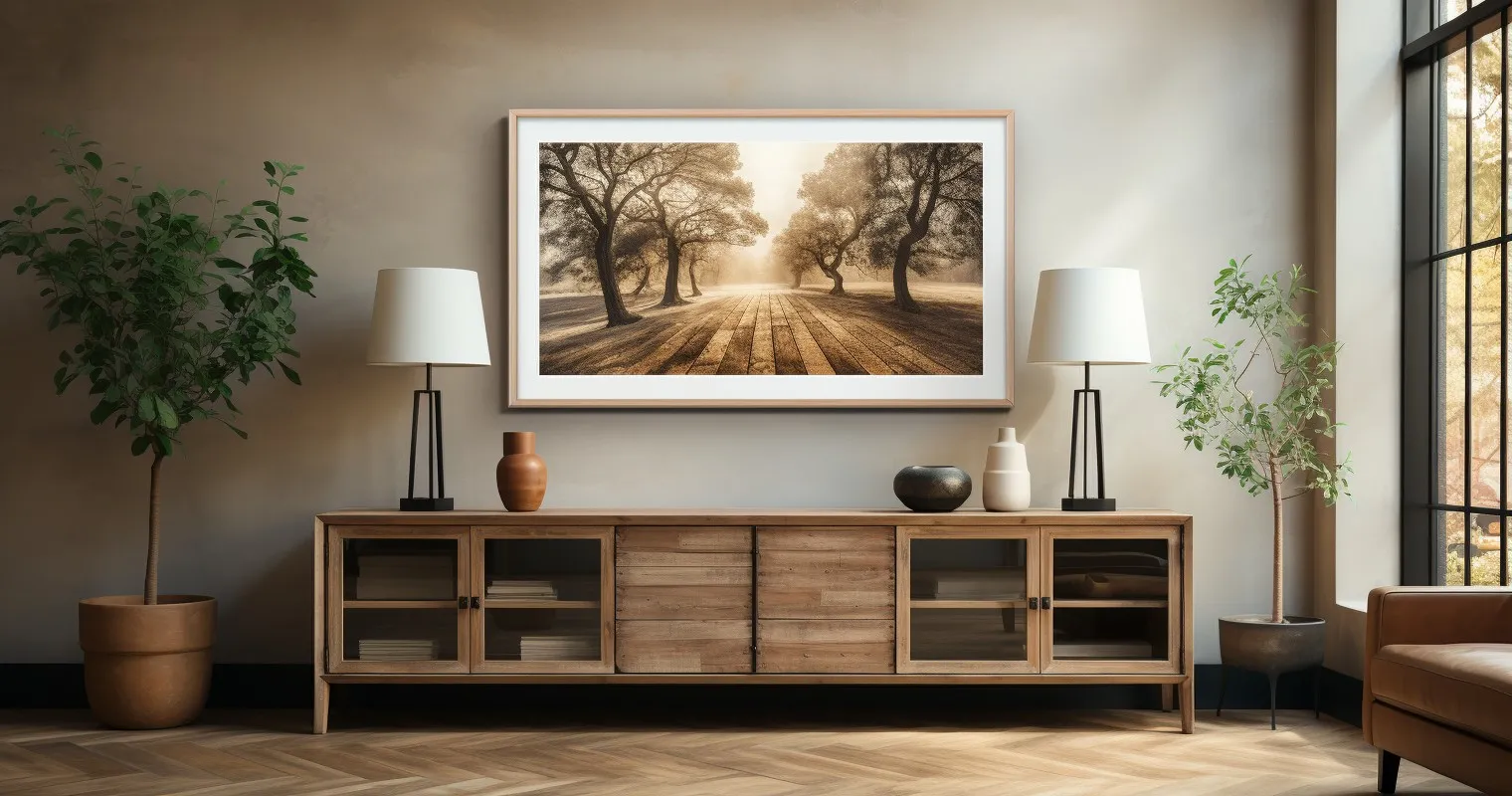 Mounted Picture Frame Display