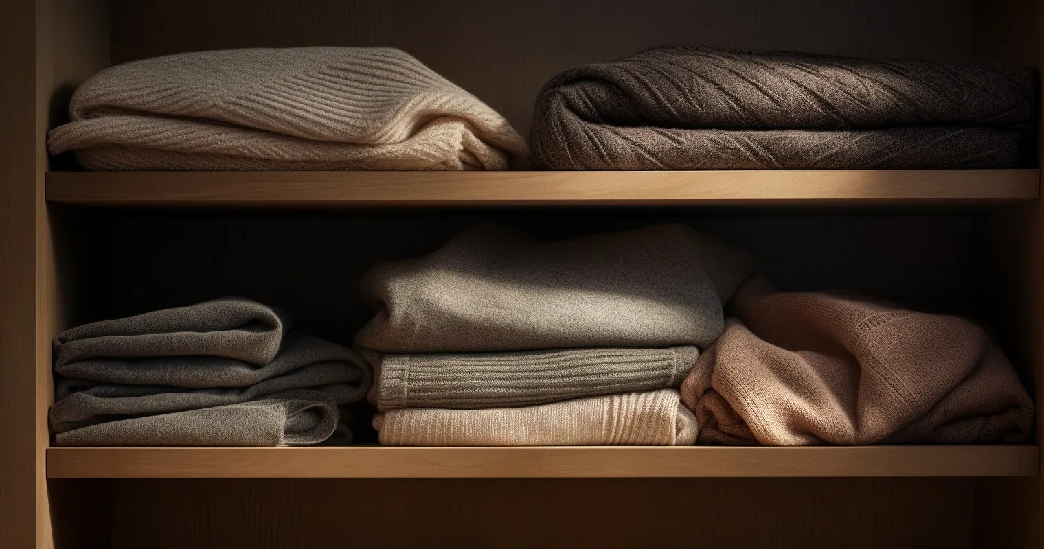 Neatly Folded Moving Blankets
