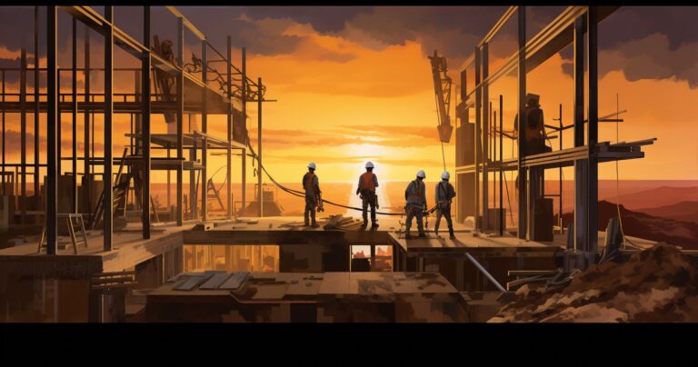 New Home Construction In Progress