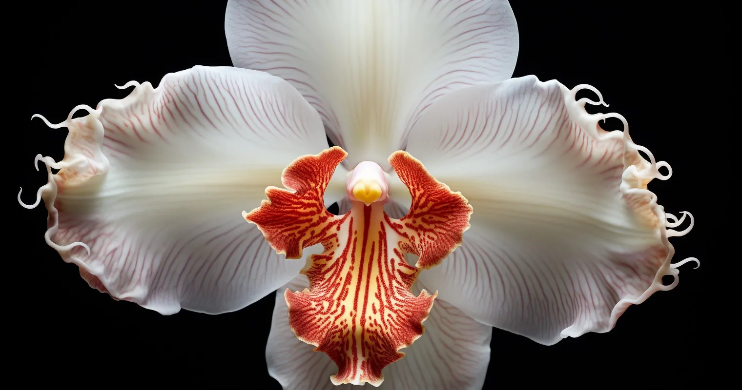 Orchid's Elegance in a Humid Space