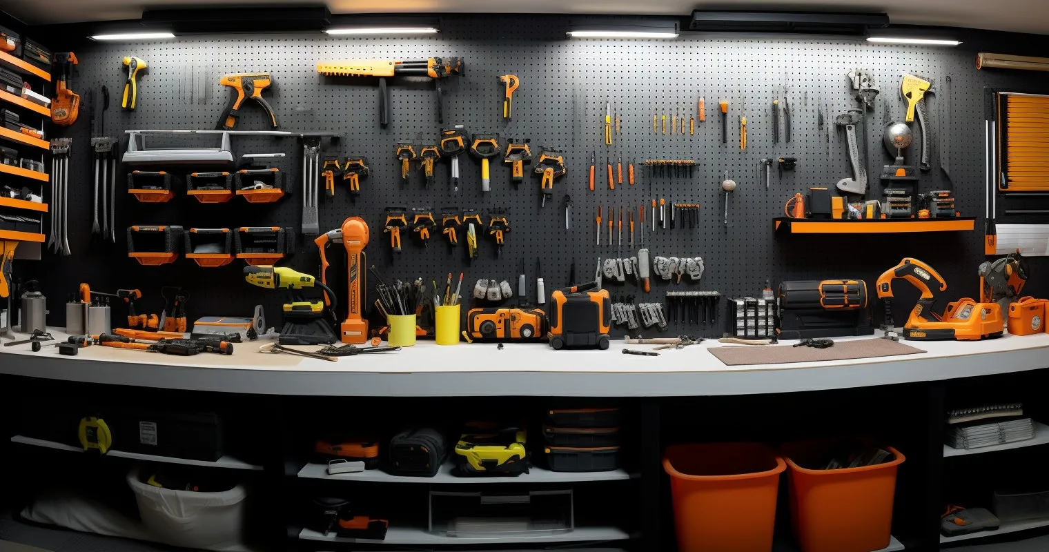 Organized Electrical Workshop Environment