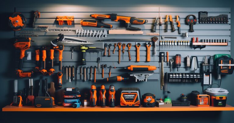 Organized Garage - Tools on Display