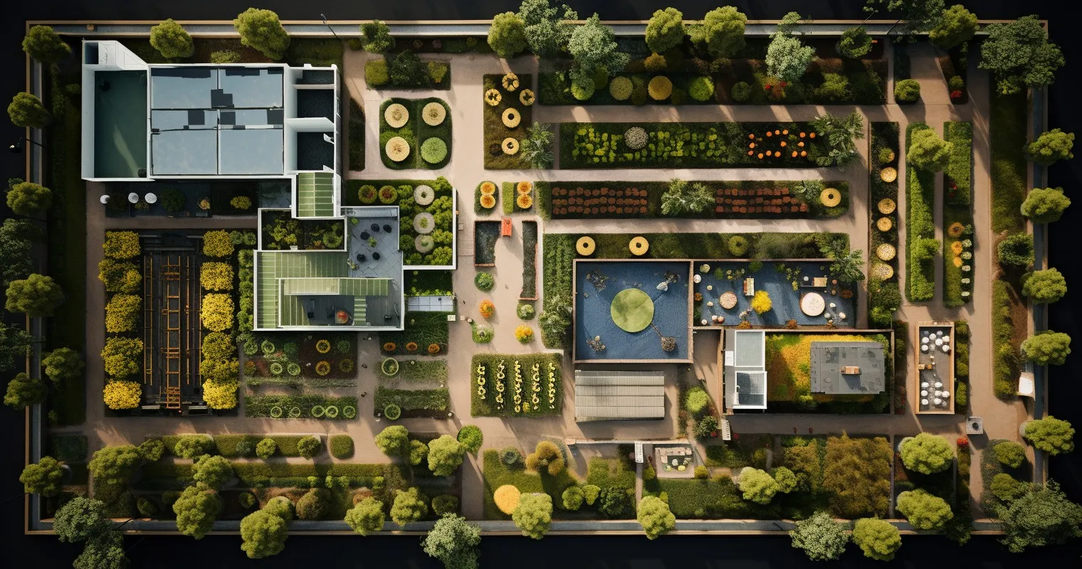 Organized Garden Layout