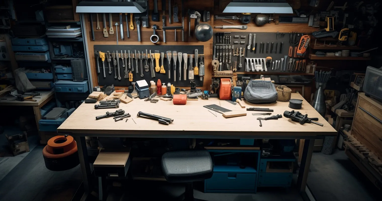 Organized Workspace And Proper Lighting
