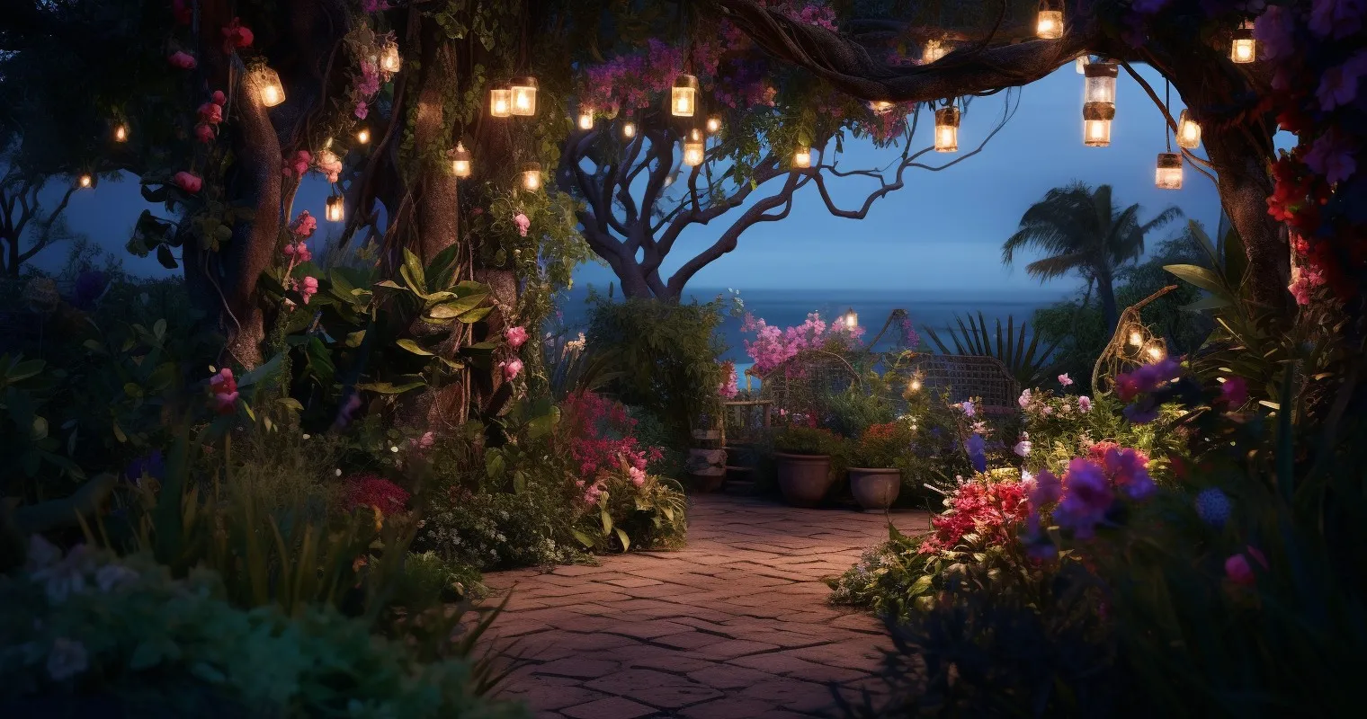 Outdoor Lighting Systems And Timers With LED Garden Lights
