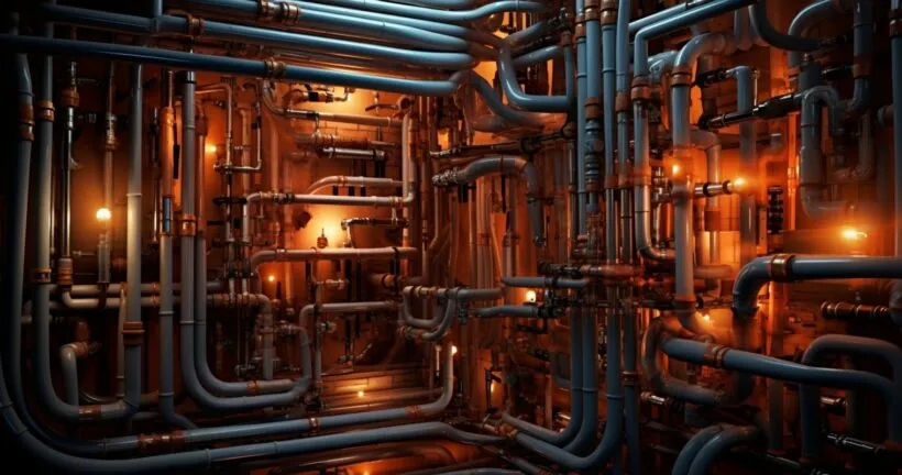 PVC Pipes And Electrical Cables