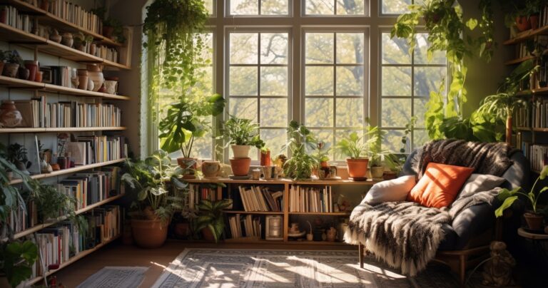 Pet-Friendly Indoor Space With Houseplants
