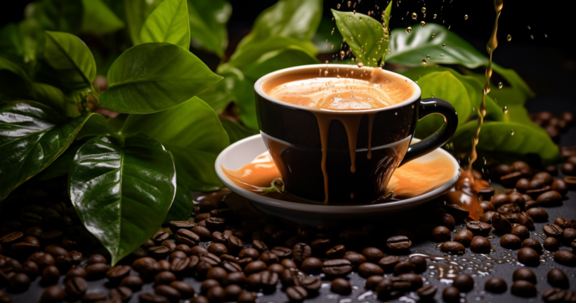 Plants Thrive on Caffeine