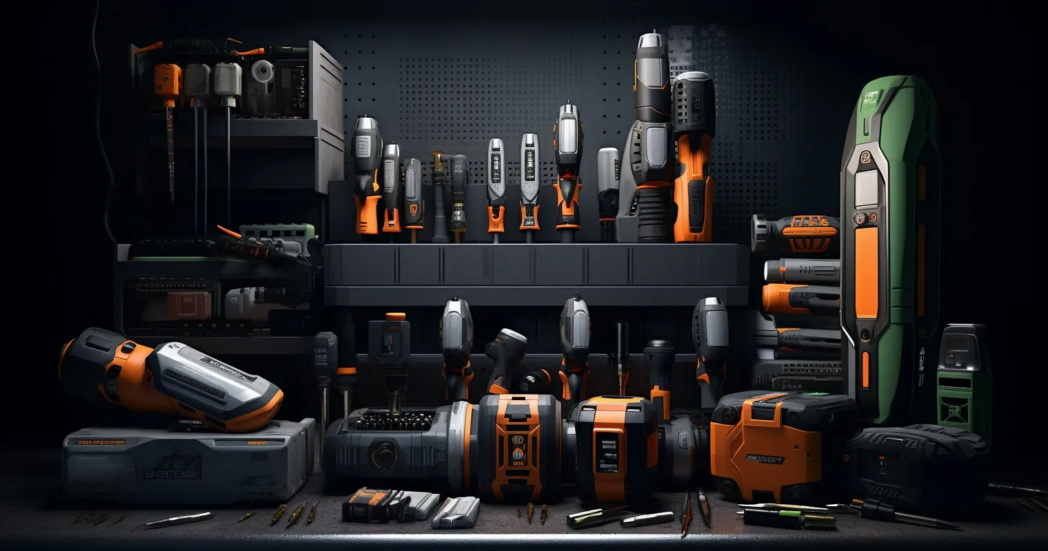 Power Tool Battery Charging Station