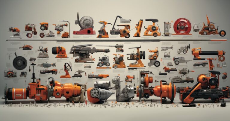 Power Tool Evolution Collage