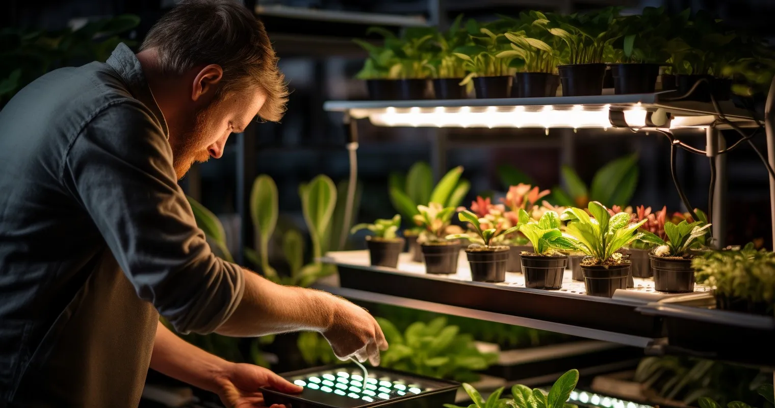 Precision Setting Up Grow Lights