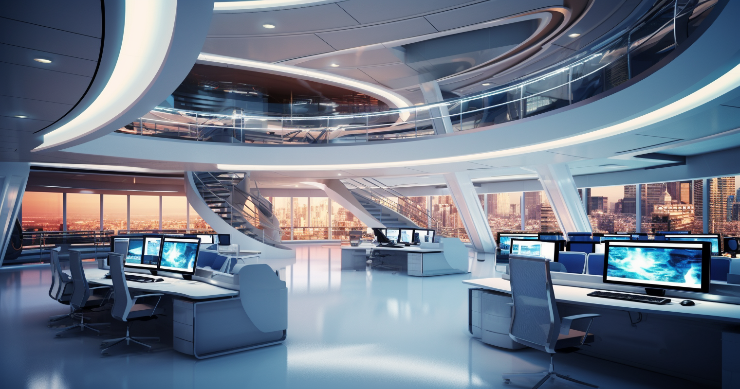 Productivity-Boosting Workspace - Futuristic Office Design