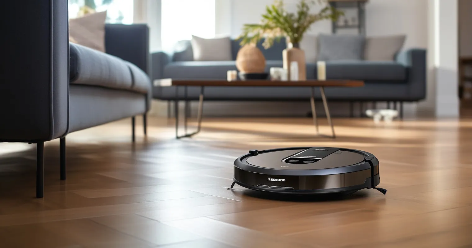 Professional Cleaner Using High-Tech Equipment