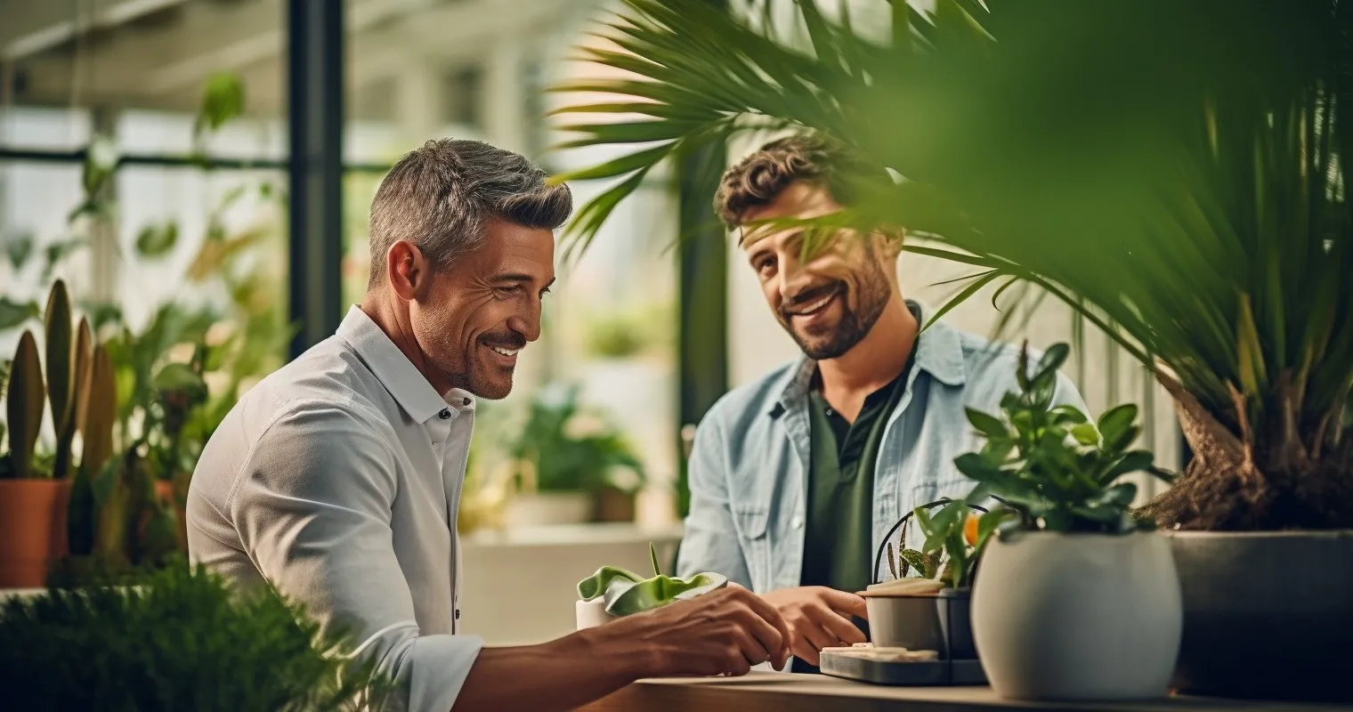Professional Gardener Consulting A Grower