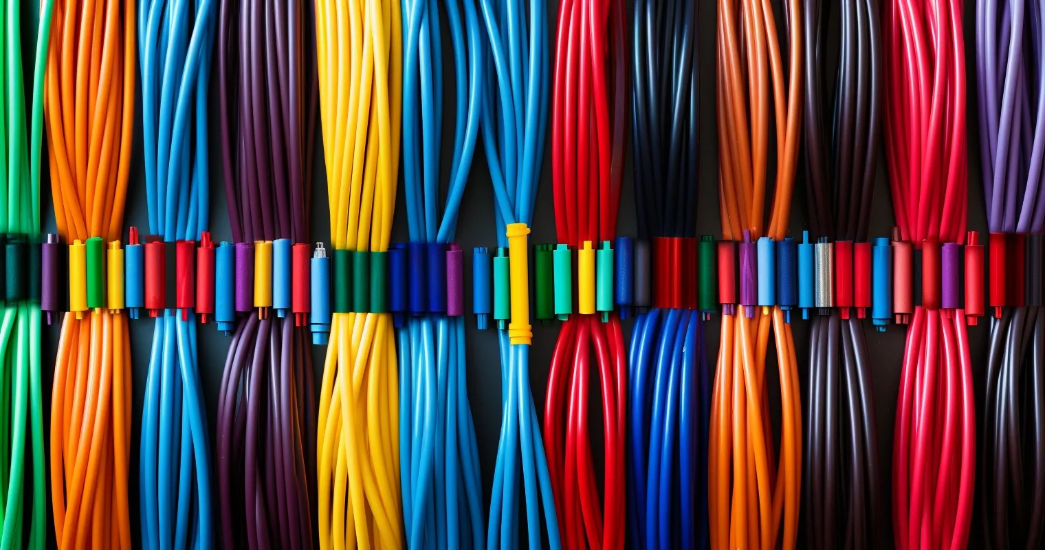 Rainbow Of Wire Colors