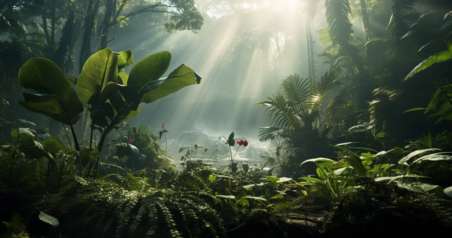Rainforest Ambiance with Prayer Plant