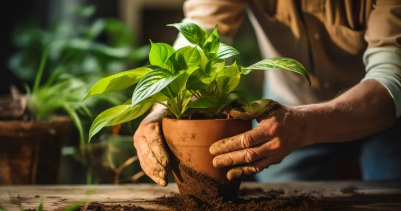 Repotting Houseplants