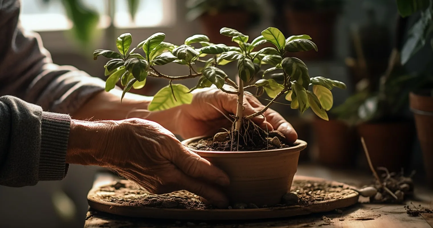 Repotting Process