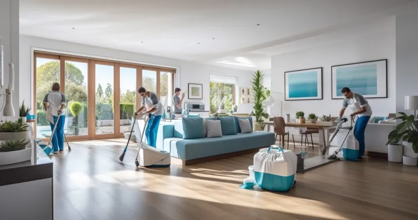 Residential Cleaning Services in Action