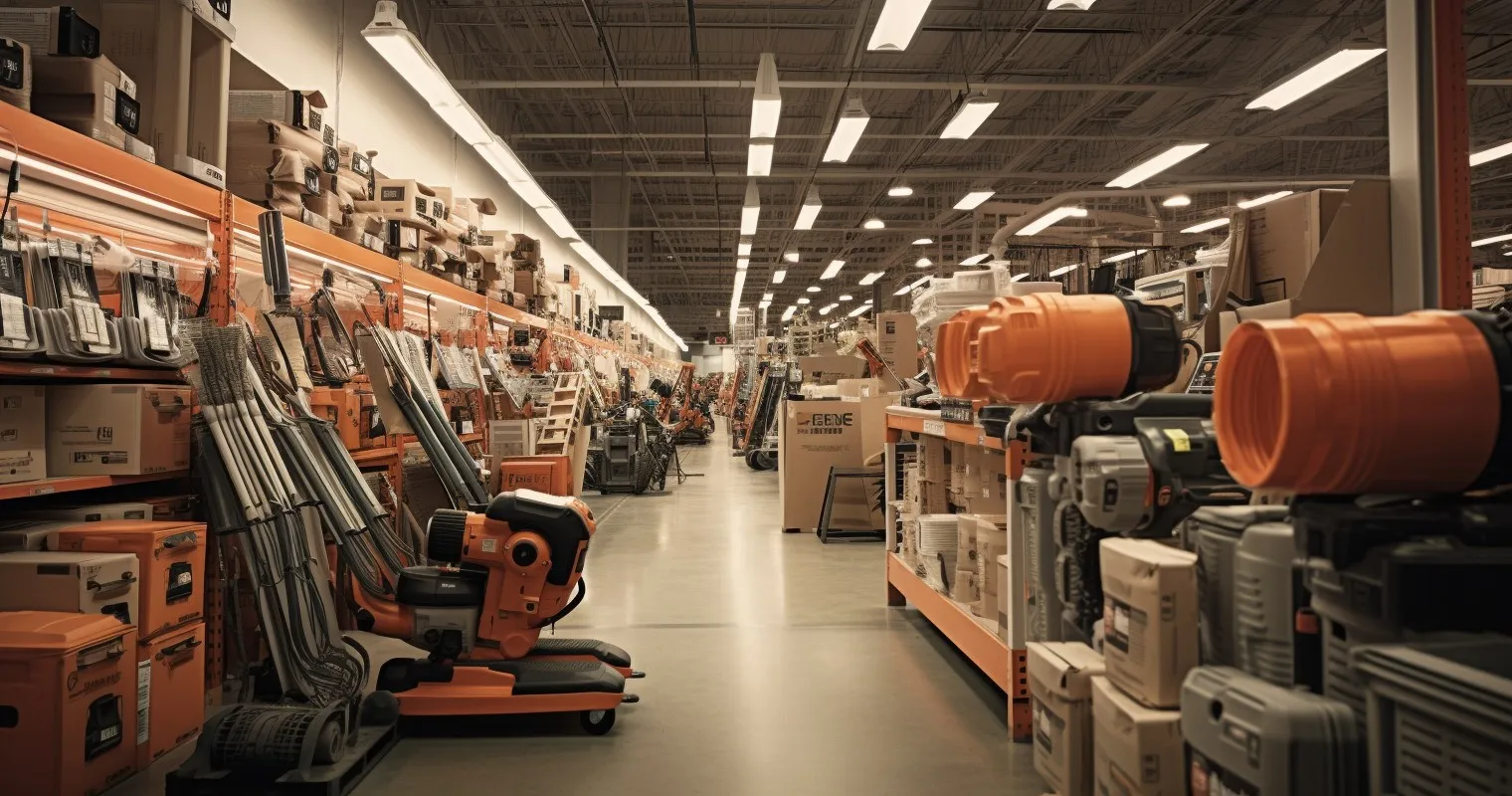 Ridgid Tools Display at Home Depot