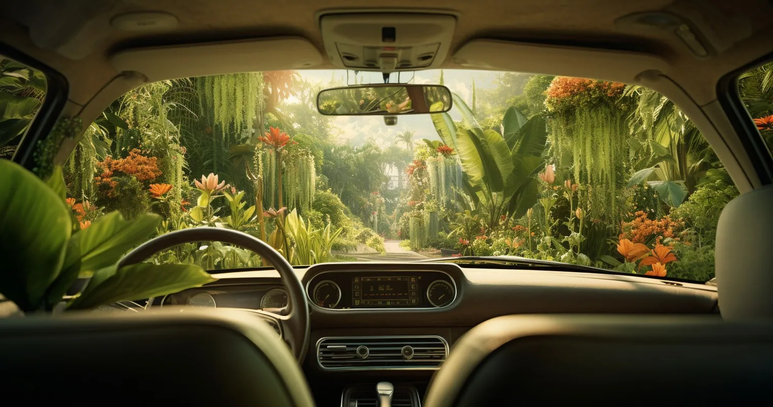 Road Trip with Houseplants On the Open Road
