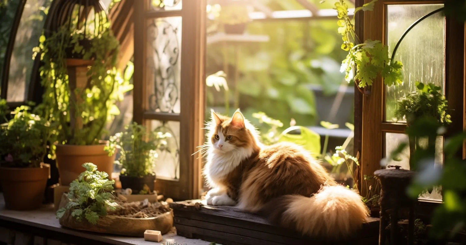 Safe Garden with Cats