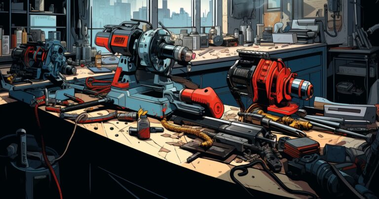 Safe Practices Using Power Tools Illustration