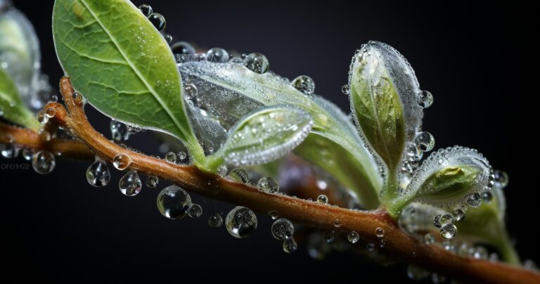 Scale Insects Infestation Close-Up