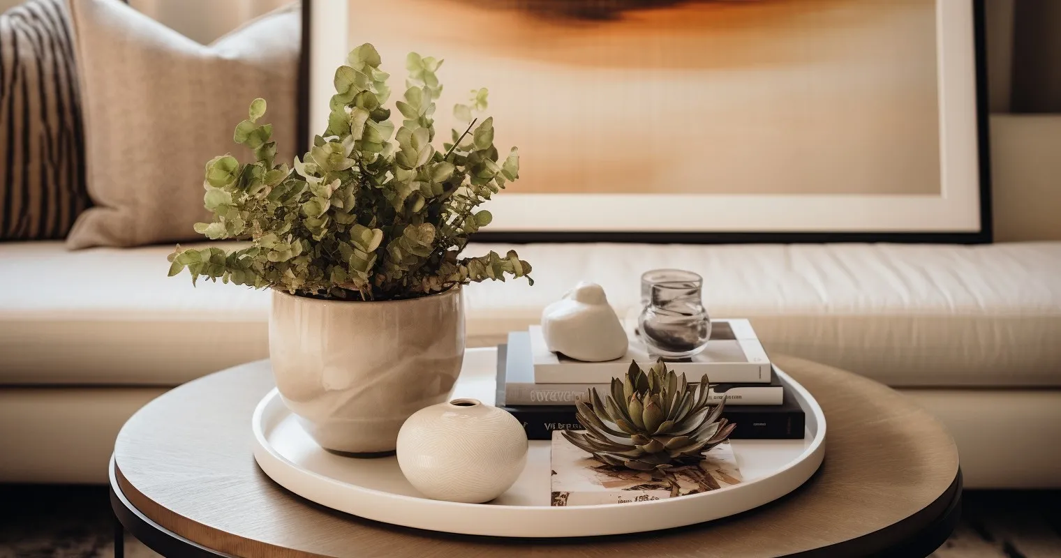 Setting Up a Living Room Vignette