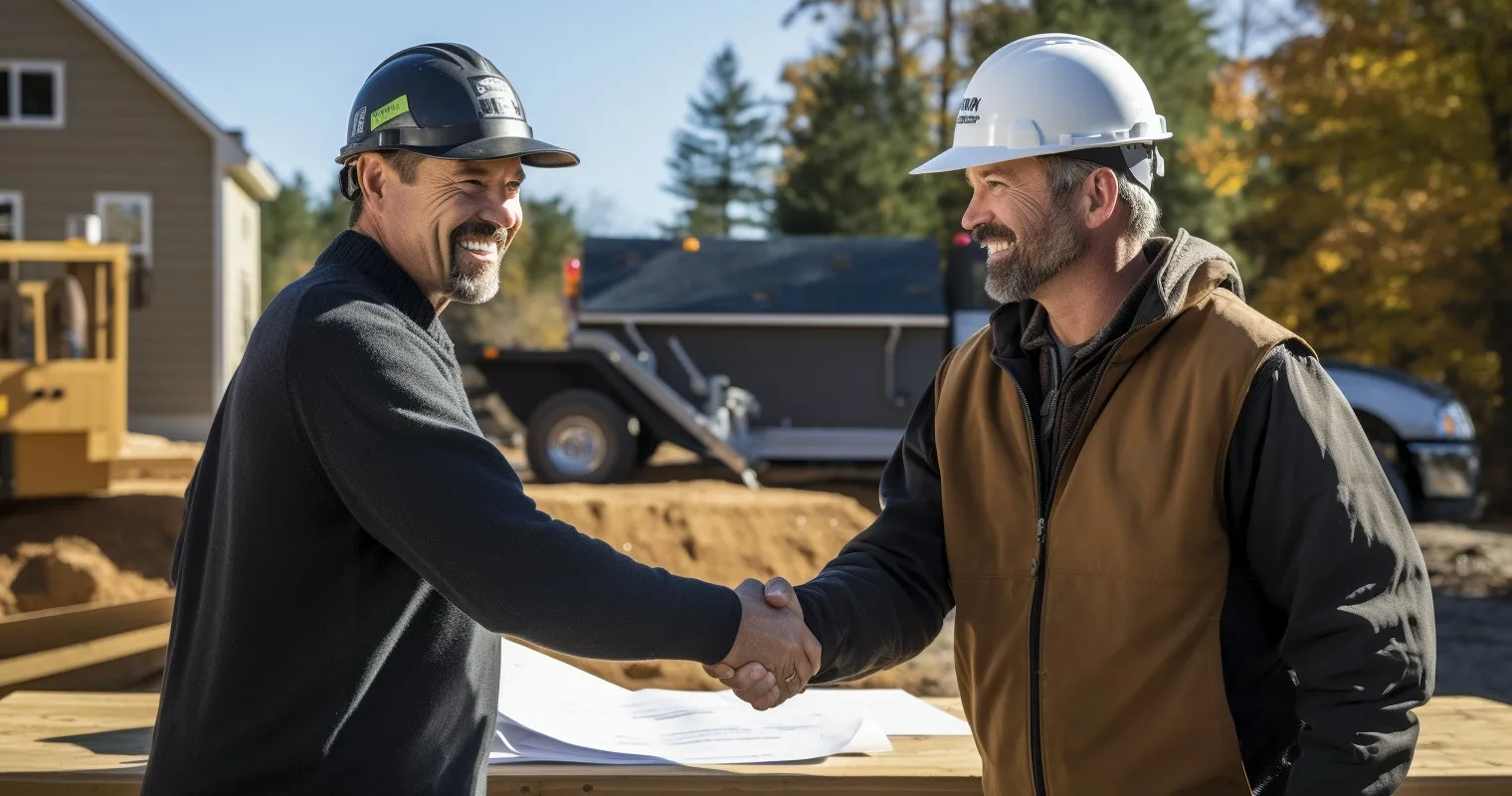 Signing the Final Agreement at Construction