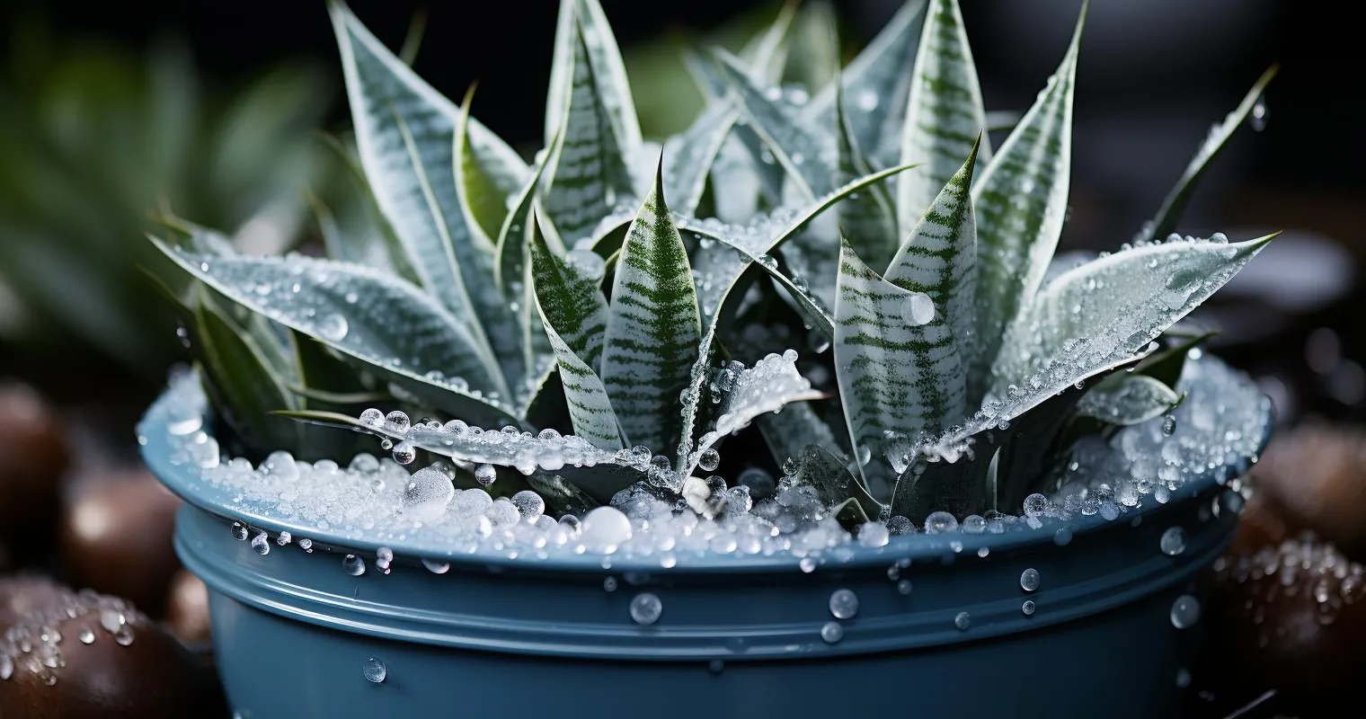 Snake Plant (Sansevieria Trifasciata) In Winter