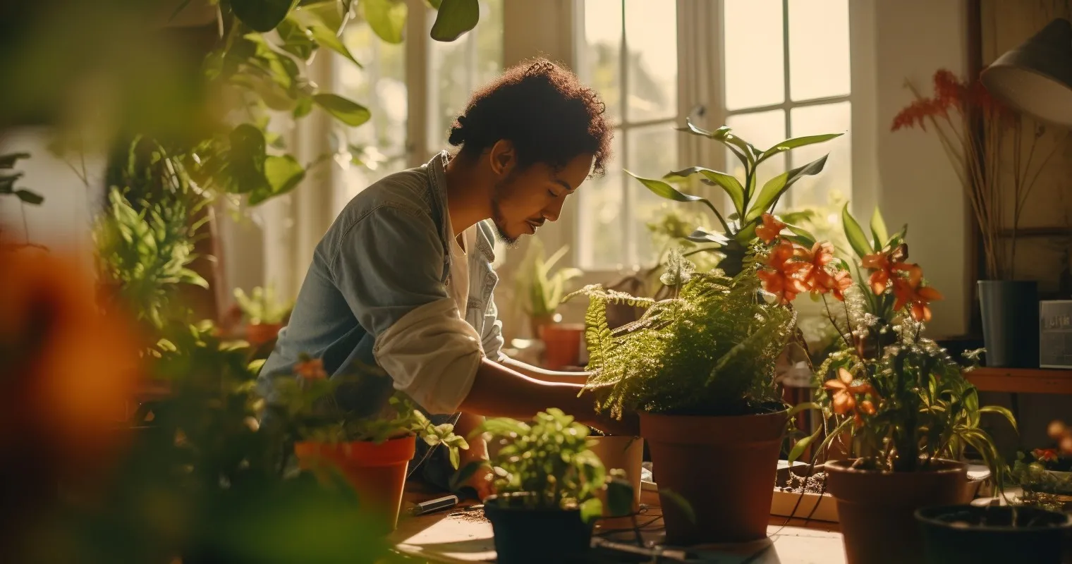 Sprucing Up Indoor Garden With New Soil