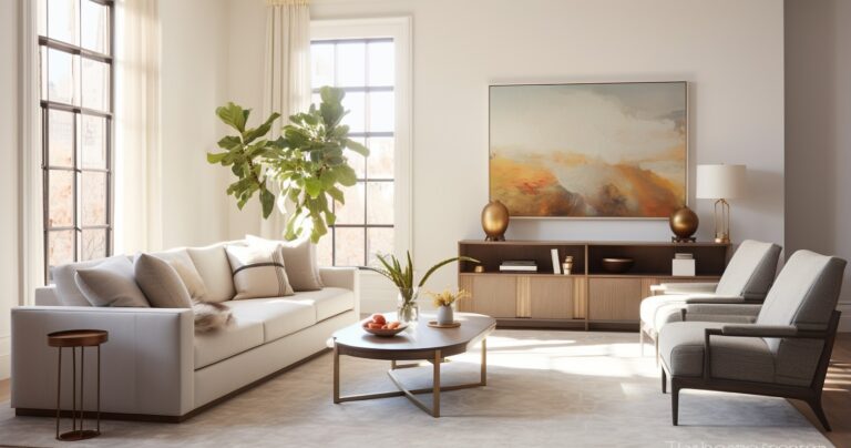 Stylish Renovated Living Room