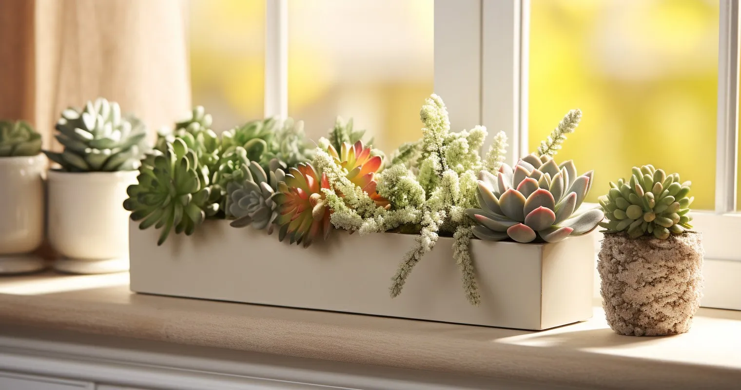 Sunlit Succulent Haven